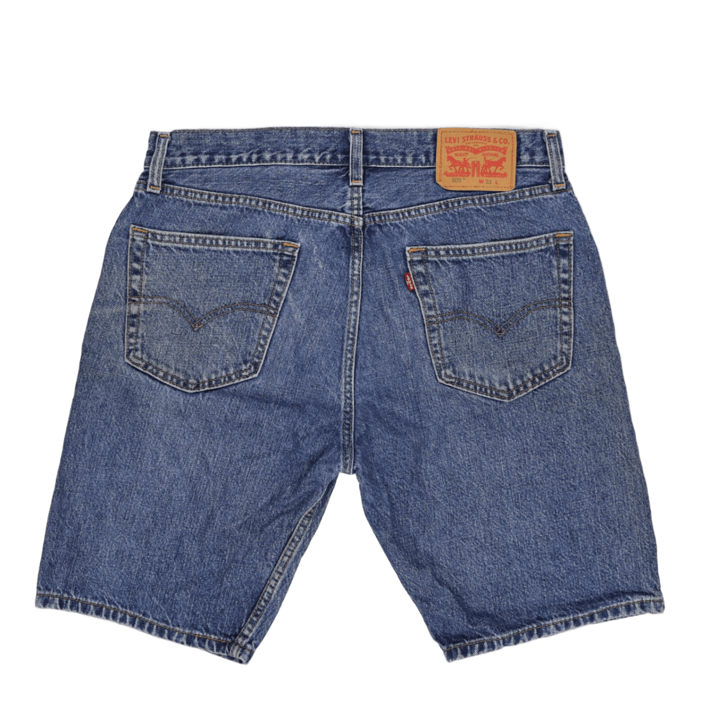 Levi's 505 Classic Blue Denim Shorts W33 100 Percent Cotton Vintage