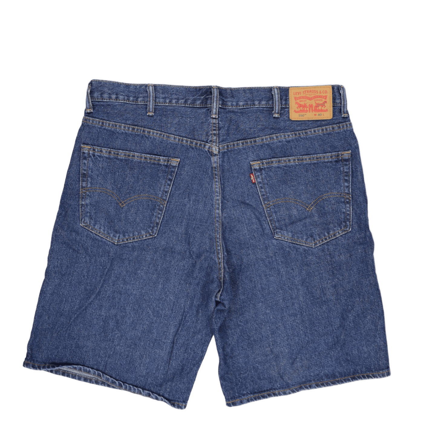 Levi's 550 Vintage Denim Shorts Blue W40 100 Cotton Men's