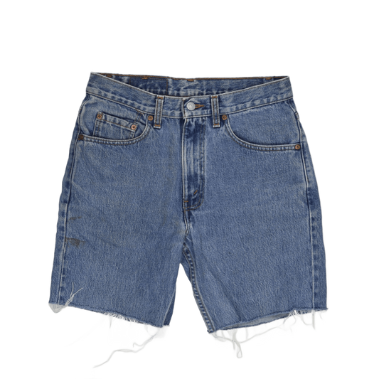Levi's 512 Vintage Slim Fit Tapered Leg Denim Shorts Blue Size 32 Cotton