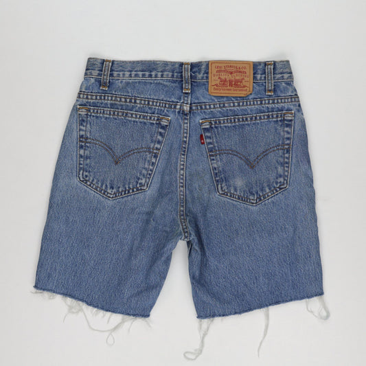 Levi's 512 Vintage Slim Fit Tapered Leg Denim Shorts Blue Size 32 Cotton