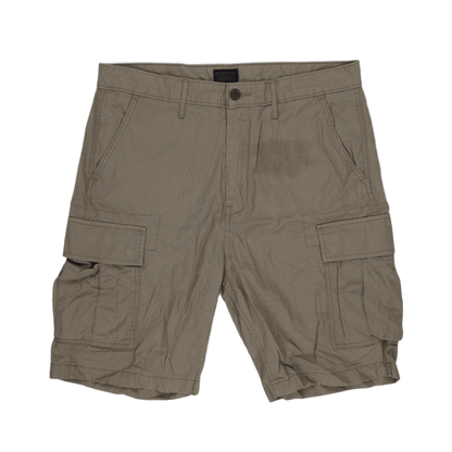 Levi's Khaki Cargo Shorts 34 Waist 28cm Inseam 100 Cotton