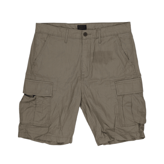Levi's Khaki Cargo Shorts 34 Waist 28cm Inseam 100 Cotton