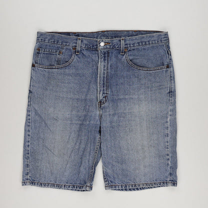 Levi's 505 Regular Fit Denim Shorts Blue W38 100% Cotton Vintage