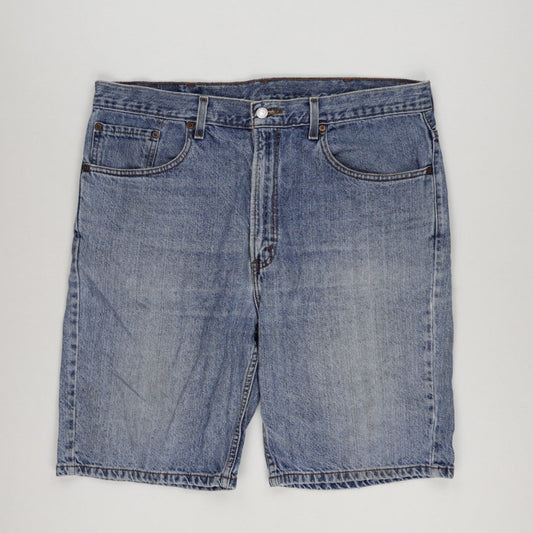 Levi's 505 Regular Fit Denim Shorts Blue W38 100% Cotton Vintage
