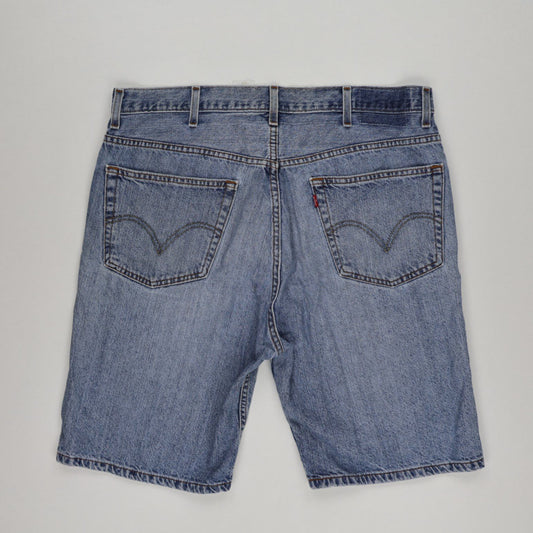 Levi's 505 Regular Fit Denim Shorts Blue W38 100% Cotton Vintage