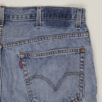 Levi's 505 Regular Fit Denim Shorts Blue W38 100% Cotton Vintage