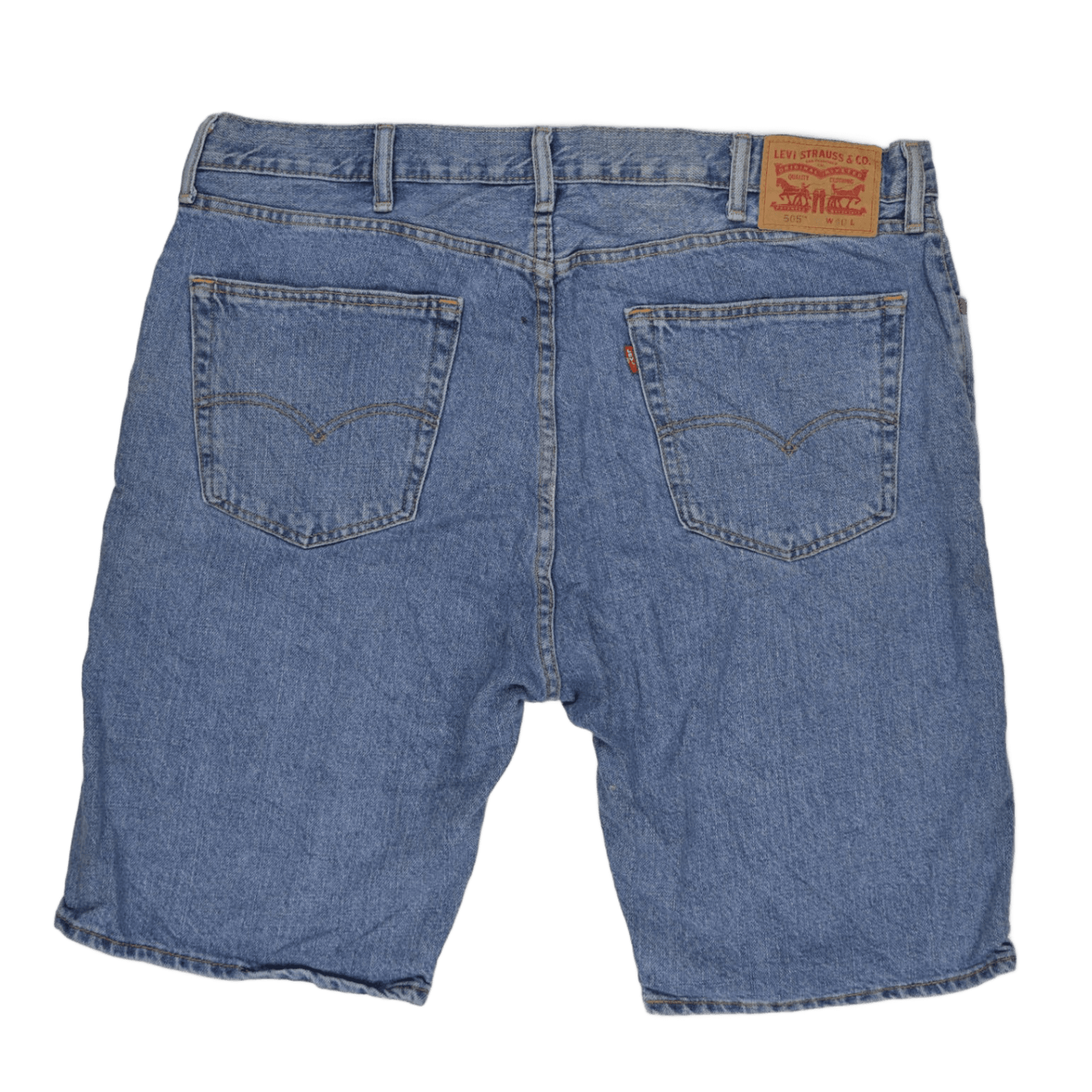 Levi's 505 Vintage Blue Denim Shorts W40 Cotton Men's Clothing