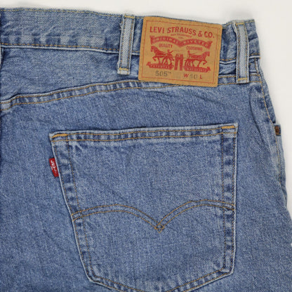 Levi's 505 Vintage Blue Denim Shorts W40 Cotton Men's Clothing