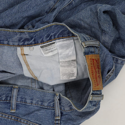 Levi's 505 Vintage Blue Denim Shorts W40 Cotton Men's Clothing