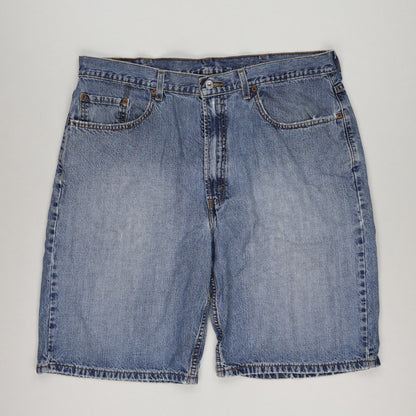 Levi's 569 Loose Fit Denim Shorts Blue W38 100 Cotton Vintage