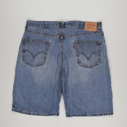 Levi's 569 Loose Fit Denim Shorts Blue W38 100 Cotton Vintage