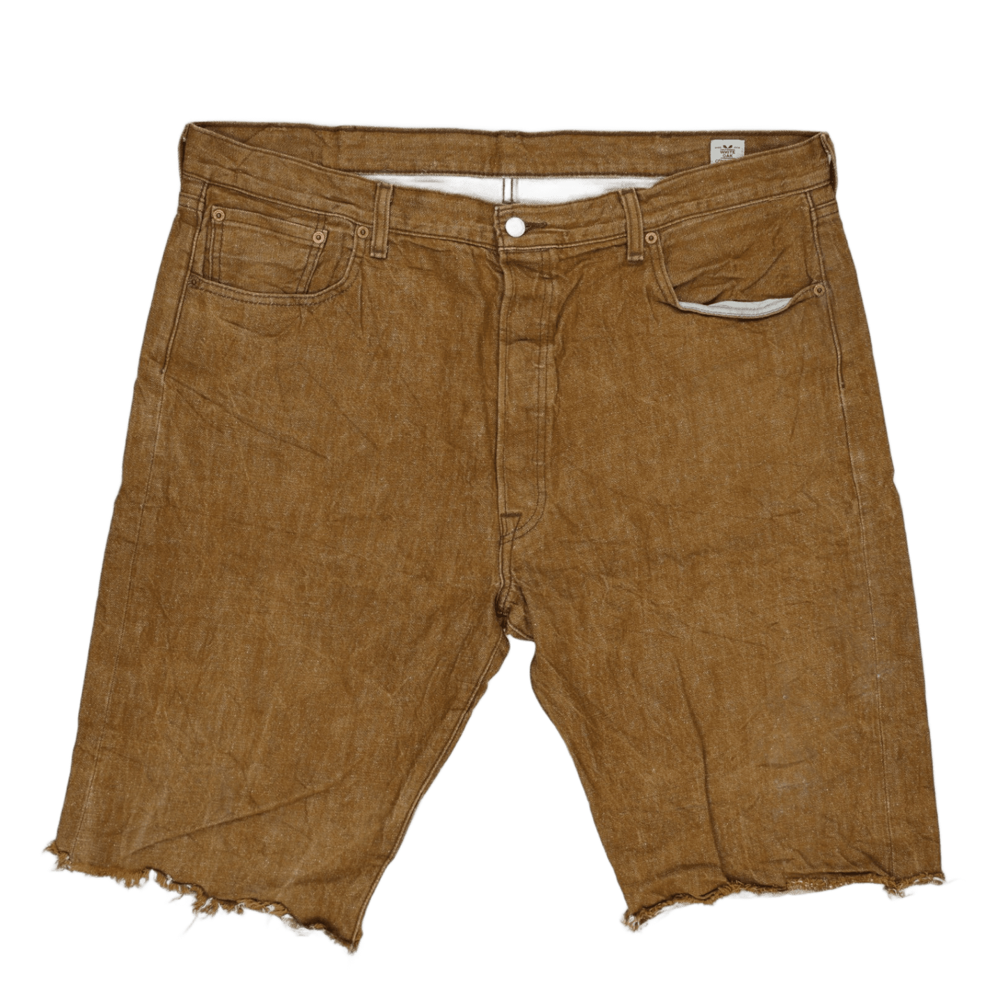 Levi's 501 Brown Denim Cut-Off Shorts W42 L32 Vintage Cotton for Men