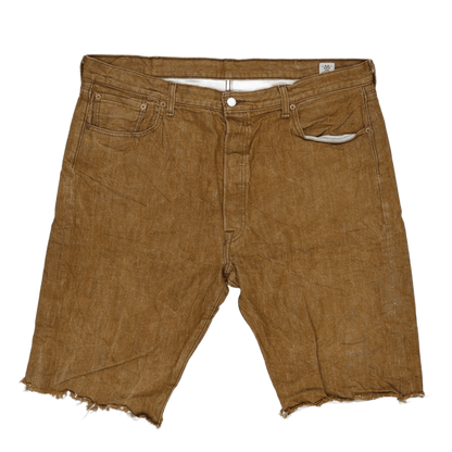 Levi's 501 Brown Denim Cut-Off Shorts W42 L32 Vintage Cotton for Men