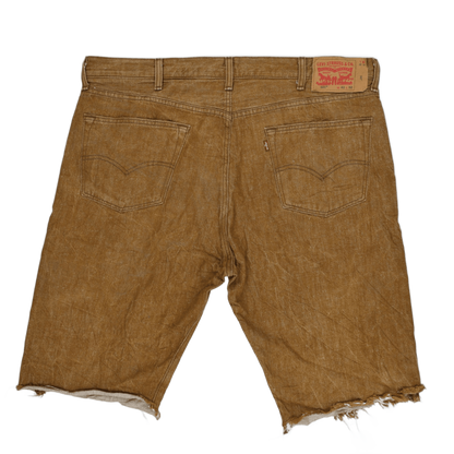 Levi's 501 Brown Denim Cut-Off Shorts W42 L32 Vintage Cotton for Men
