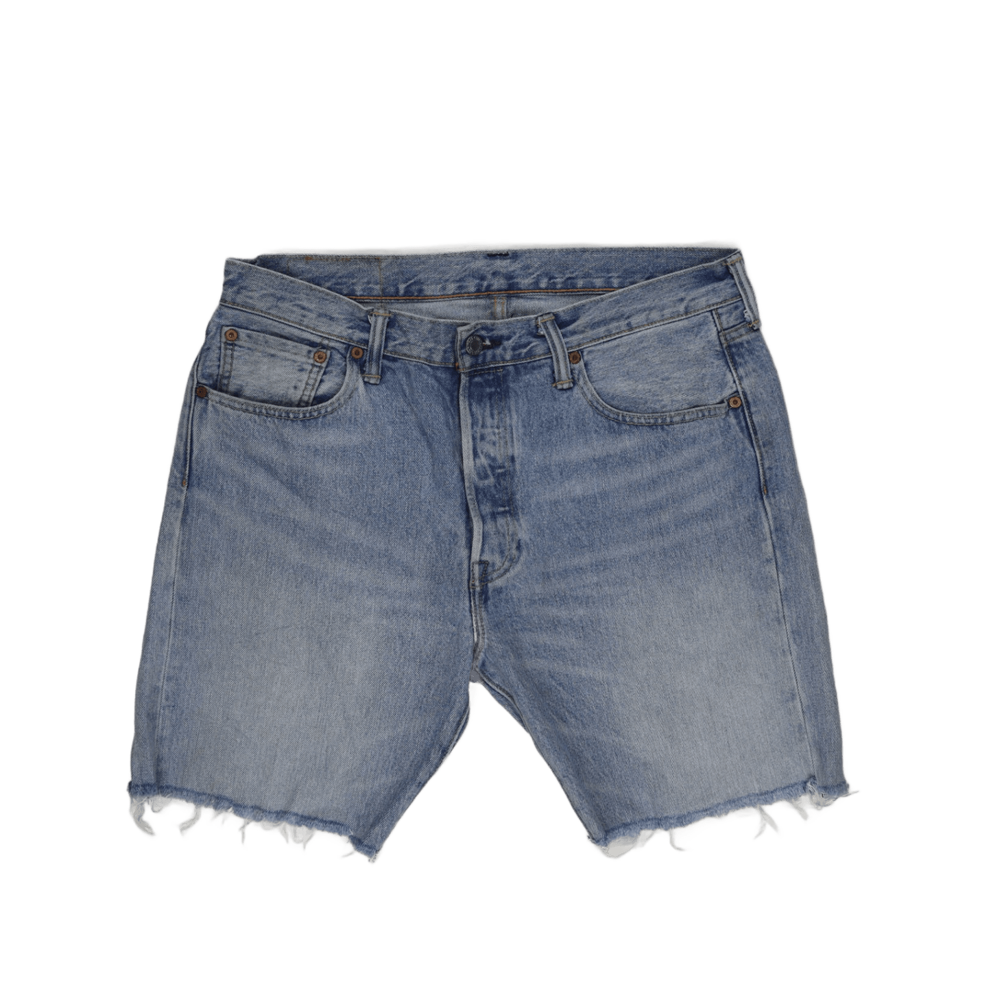 Levi's 501 Classic Vintage Cut-Off Denim Shorts Light Blue W33 L32 100% Cotton