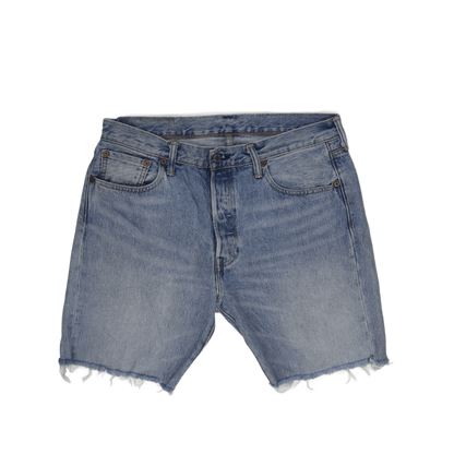 Levi's 501 Classic Vintage Cut-Off Denim Shorts Light Blue W33 L32 100% Cotton