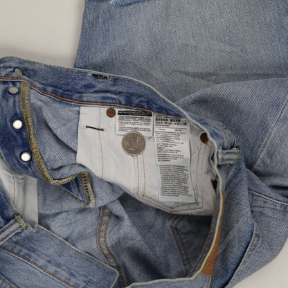 Levi's 501 Classic Vintage Cut-Off Denim Shorts Light Blue W33 L32 100% Cotton