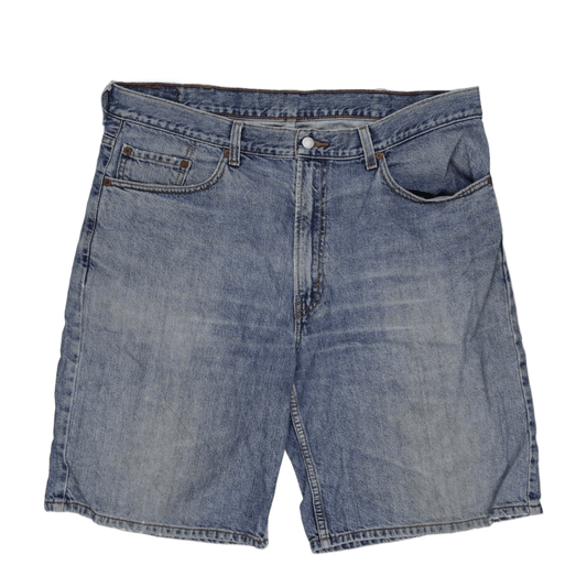Levi's 550 Men's Relaxed Fit Blue Denim Shorts W38 100% Cotton Vintage