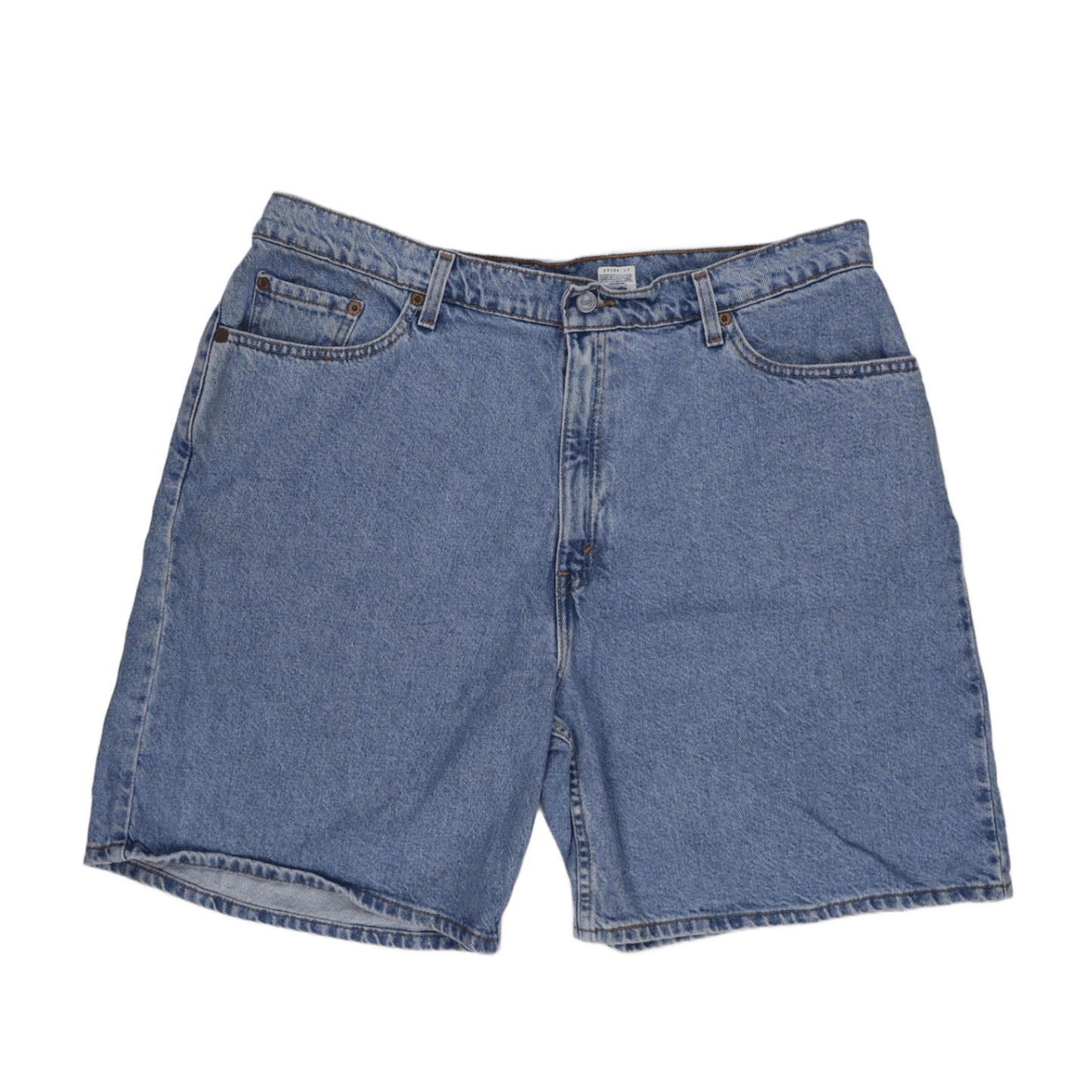 Levi's Vintage Light Blue Denim Shorts Women's 20W 9 Inch Inseam Cotton Relaxed Fit