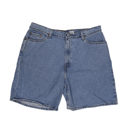 Levi's Vintage Light Blue Denim Shorts Women's 20W 9 Inch Inseam Cotton Relaxed Fit
