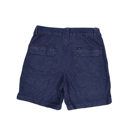Lee Men's Cargo Shorts Navy Size 32 100% Cotton 23 cm Inseam
