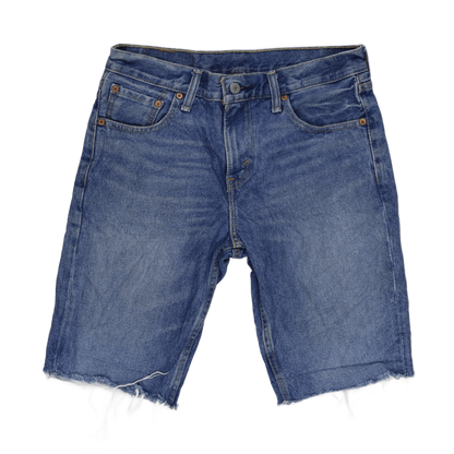 Levi's 511 Vintage Blue Denim Shorts W30 10 Inch Inseam Cotton