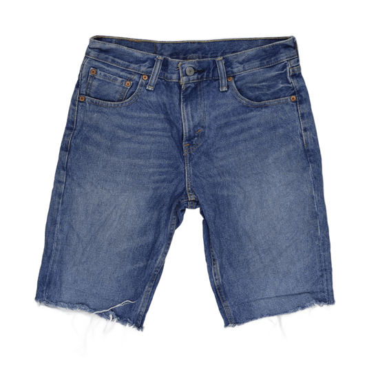 Levi's 511 Vintage Blue Denim Shorts W30 10 Inch Inseam Cotton