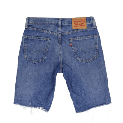 Levi's 511 Vintage Blue Denim Shorts W30 10 Inch Inseam Cotton