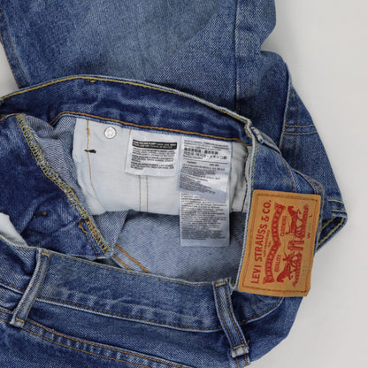 Levi's 511 Vintage Blue Denim Shorts W30 10 Inch Inseam Cotton