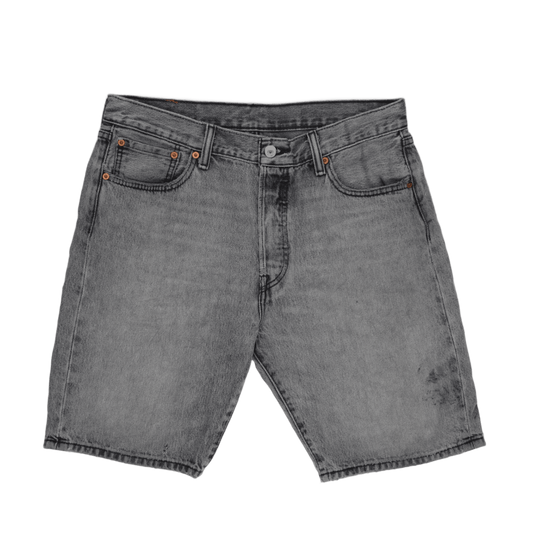 Levi's 501 Grey Denim Shorts W32 100 Cotton Vintage Men's Clothing