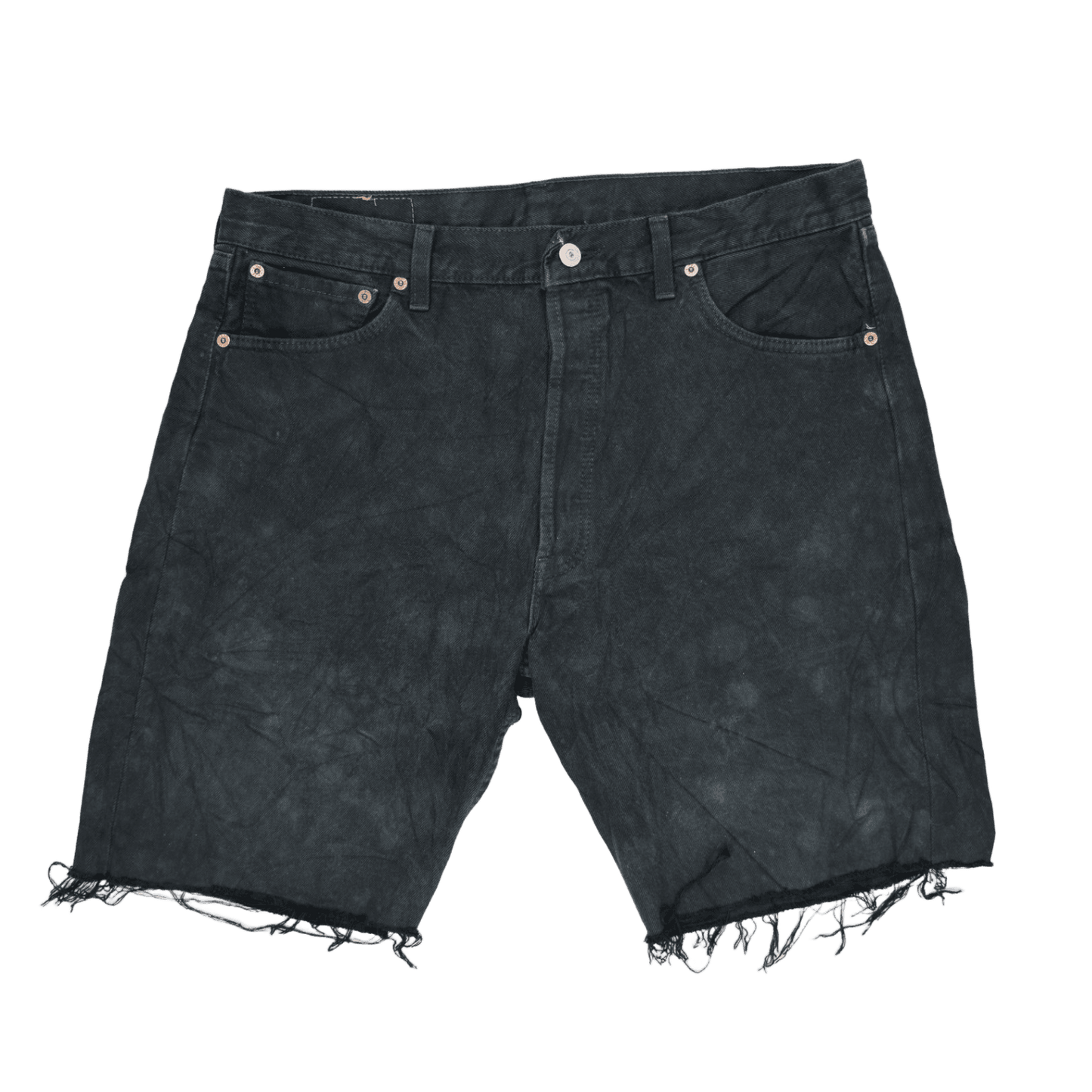 Levi's 501 Vintage Black Cut Off Shorts 36W Cotton