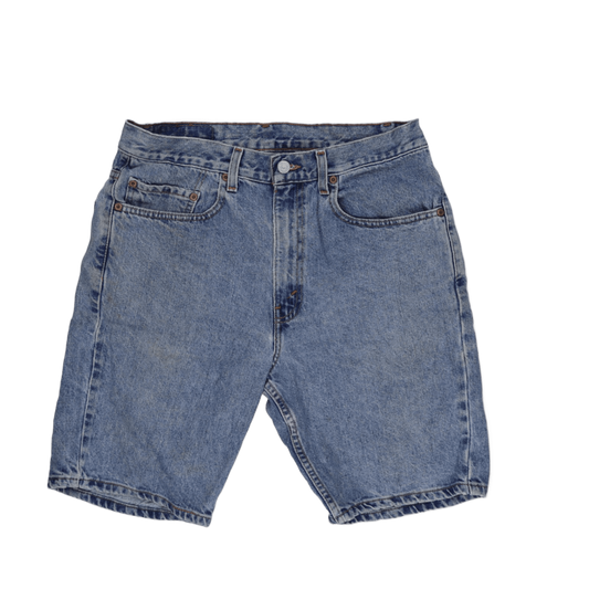 Levi's 505 Regular Fit Vintage Denim Shorts Blue Size 32 Cotton Denim