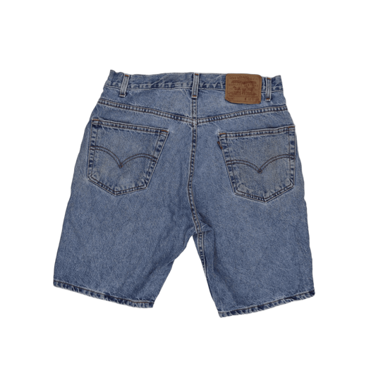 Levi's 505 Regular Fit Vintage Denim Shorts Blue Size 32 Cotton Denim
