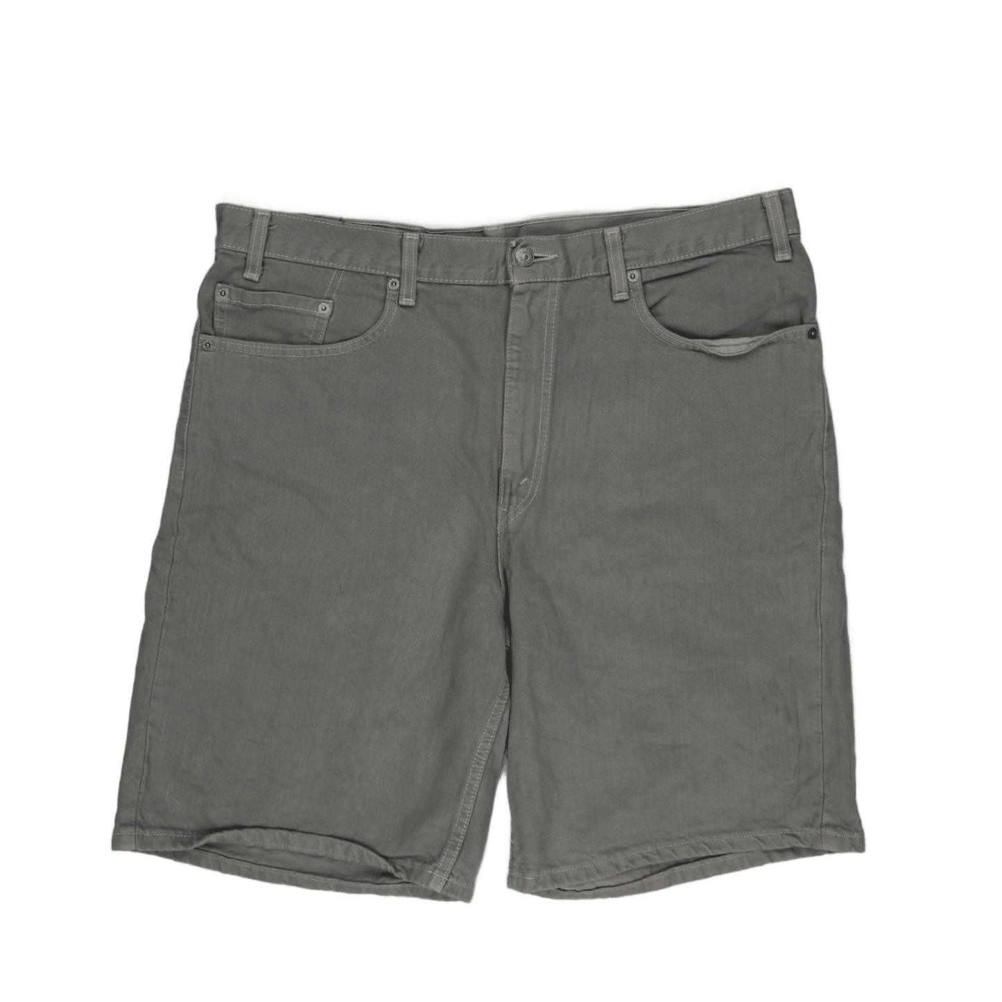 Levi's 550 Relaxed Fit Grey Cotton Shorts Size 38