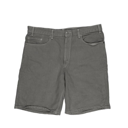 Levi's 550 Relaxed Fit Grey Cotton Shorts Size 38