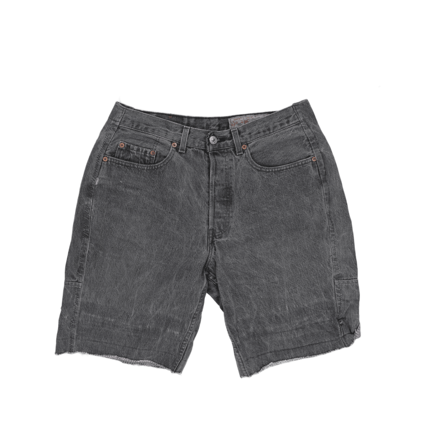 Levi's Vintage Grey Denim Shorts 34 Waist 11 Inch Inseam Cotton