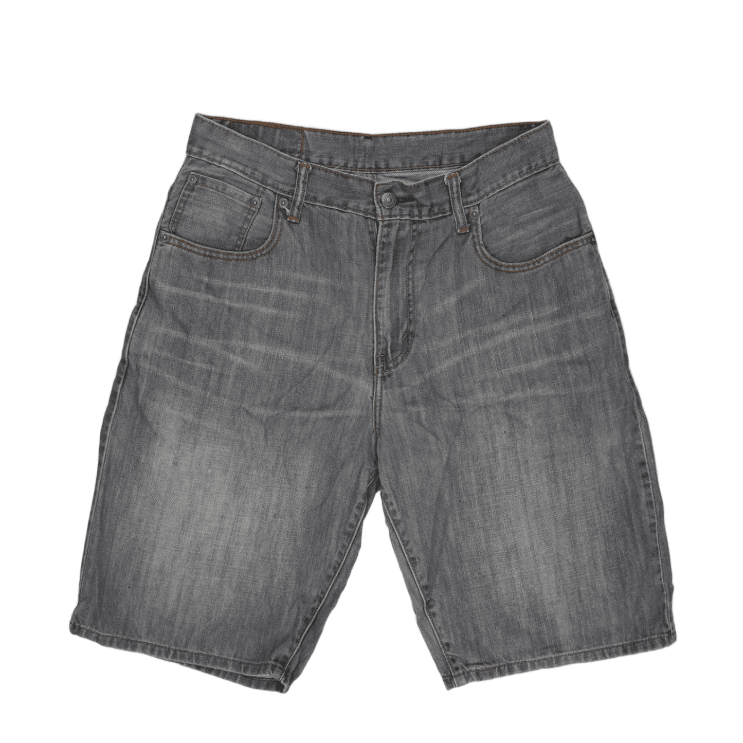 Levi's 569 Men's Grey Denim Jean Shorts W30 100% Cotton