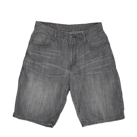 Levi's 569 Men's Grey Denim Jean Shorts W30 100% Cotton