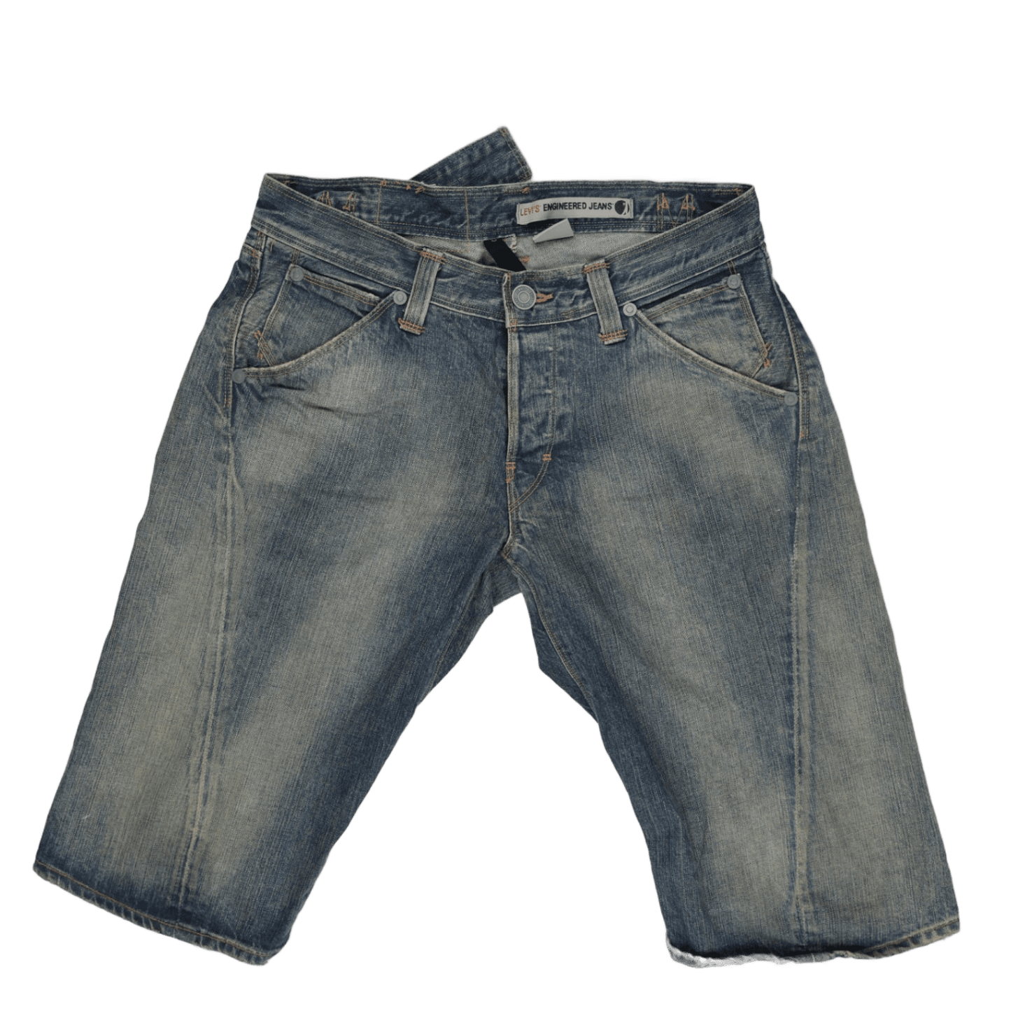 Levi's Vintage Denim Shorts Blue Small Cotton Denim 34 cm Inseam