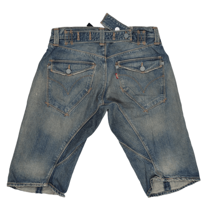 Levi's Vintage Denim Shorts Blue Small Cotton Denim 34 cm Inseam