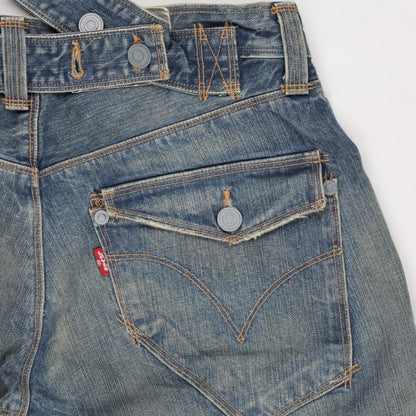 Levi's Vintage Denim Shorts Blue Small Cotton Denim 34 cm Inseam