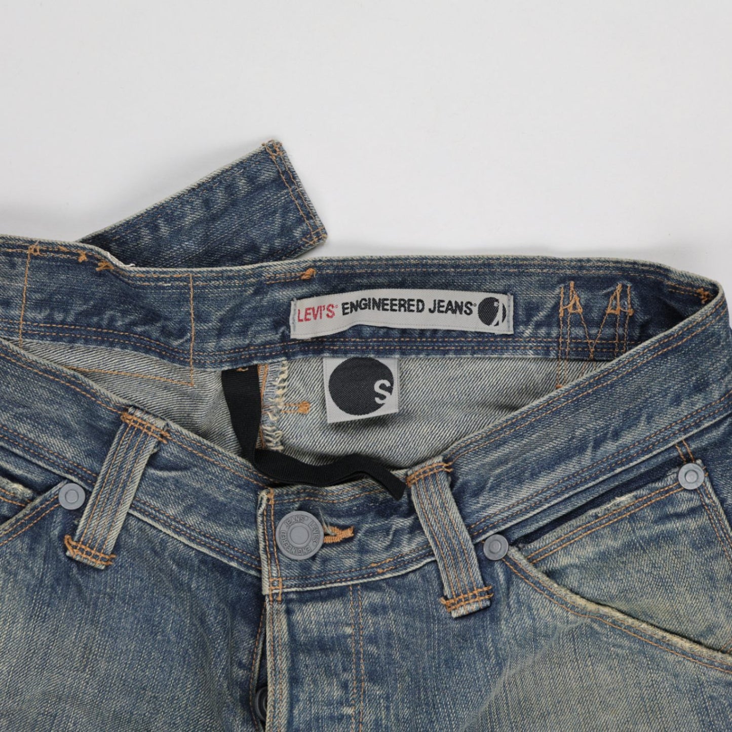 Levi's Vintage Denim Shorts Blue Small Cotton Denim 34 cm Inseam
