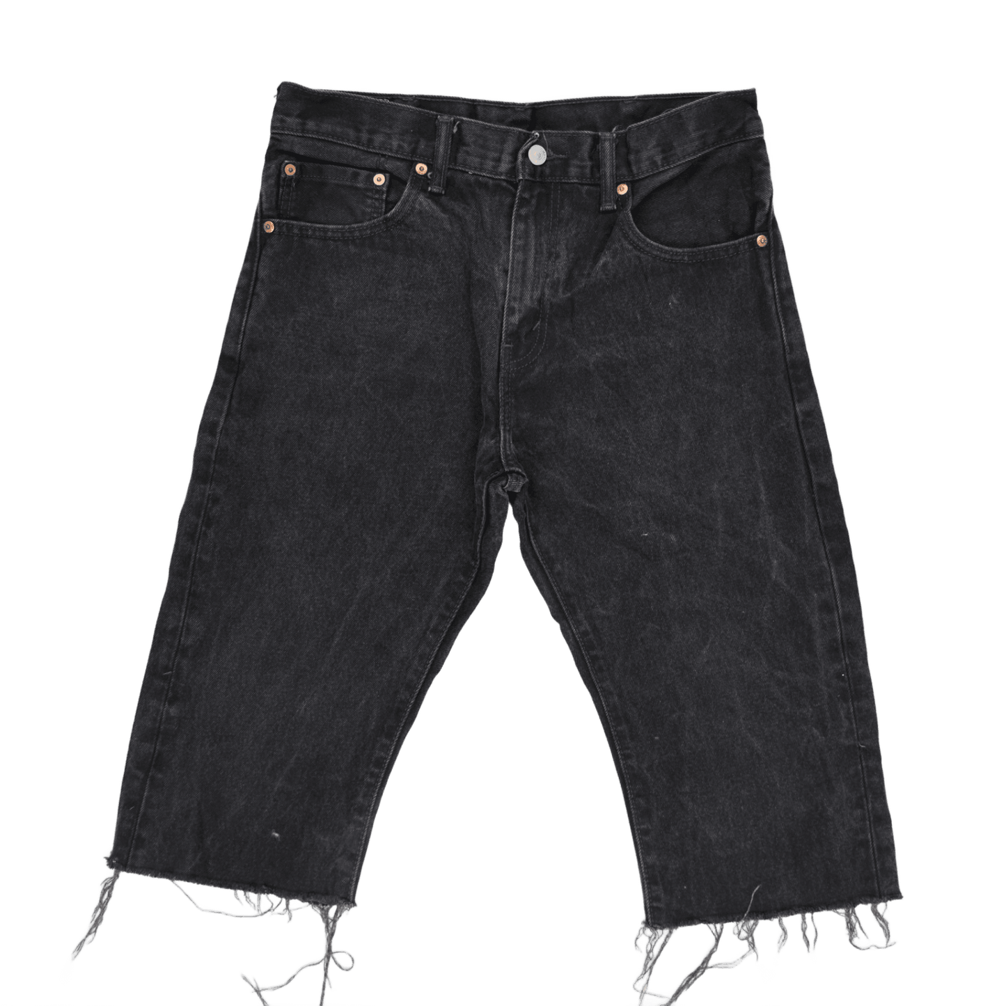 Levi's 517 Vintage Black Bootcut Jeans W31 L32 Cotton Pre-owned