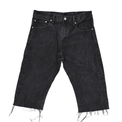 Levi's 517 Vintage Black Bootcut Jeans W31 L32 Cotton Pre-owned
