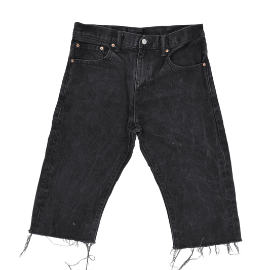 Levi's 517 Vintage Black Bootcut Jeans W31 L32 Cotton Pre-owned