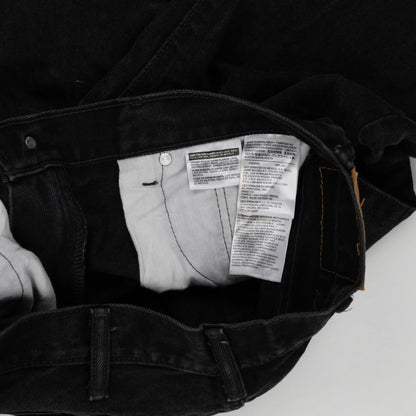 Levi's 517 Vintage Black Bootcut Jeans W31 L32 Cotton Pre-owned