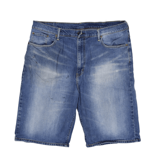 Levi's 569 Loose Fit Denim Shorts Blue Size 38 Cotton Vintage