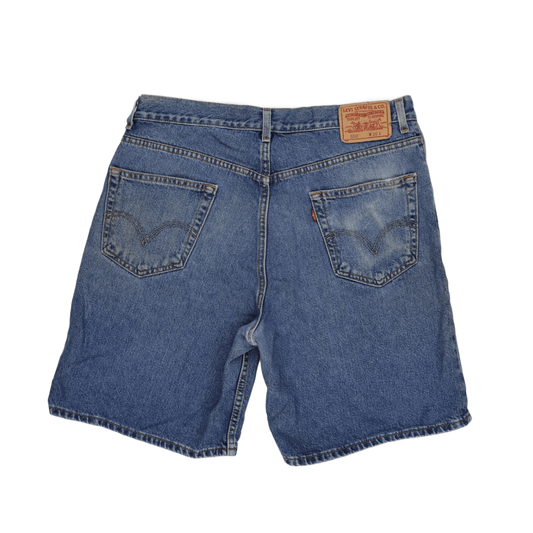 Levi's 550 Relaxed Fit Vintage Denim Shorts Blue W36 100% Cotton