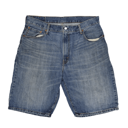 Levi's 569 Loose Straight Denim Shorts Blue W36 100% Cotton Vintage Men's Clothing