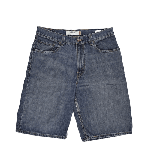 Levi's 569 Loose Straight Fit Denim Shorts Blue W33 100% Cotton Vintage